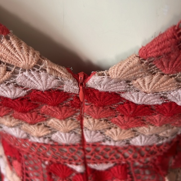 Zac Posen Misty Crochet Shell Gown - Picture 10 of 13